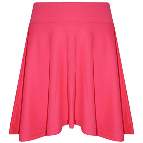 Conjunto de camiseta y falda de hilo neón brillante para niñas 3