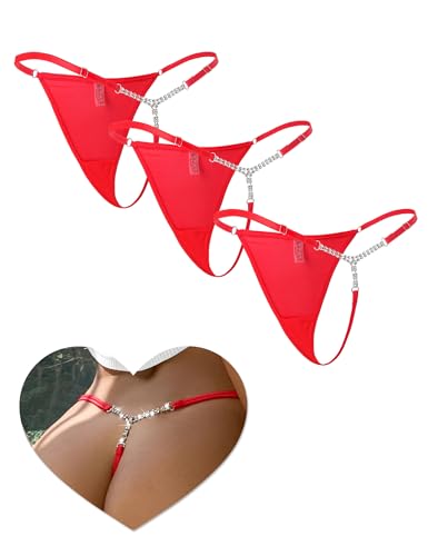 Image of ohyeah Womens Thong Underwear G String Plus Size Thongs Panties 1-3pcs