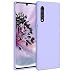 kwmobile Hülle für LG Velvet TPU Case - Handyhülle unterstützt kabelloses Laden, Flexible Schutzhülle, gummiertes Cover in Lavendel