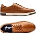 Jousen Men's Fashion Sneakers Casual Shoes for Men Dress Sneakers Oxfords Shoes (A81Q01 Yellow Brown 12)