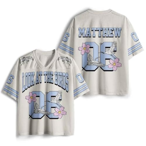 Graphic Tees Summer Novelty Women Men Oversized MatthewChristian Jersey