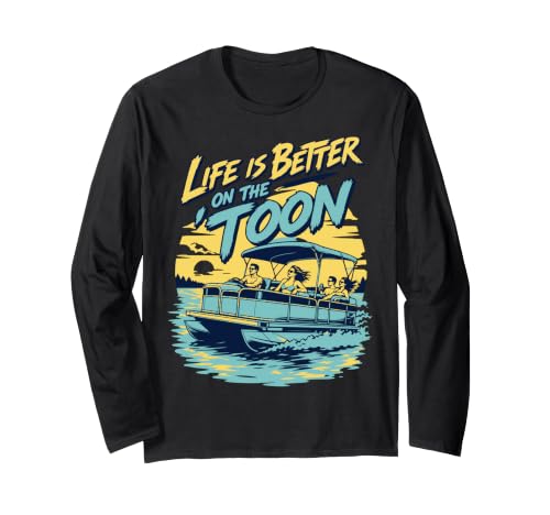 Life Is Better On The Toon Pontoon Boat Summer ����T�V���c