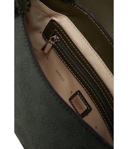 Image of GUESS Womens Davika Flap Shoulder Bag | Flap