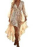 Ladies' Summer Bohemian Style Printed Chiffon Dress...