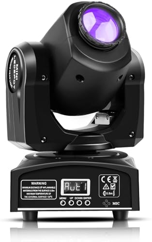 Lyre LED 30W avec 8 Gobos et contrôle DMX512 pour éclairage de scène DJ