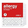 AIRx Filters 18x20x1 Air Filter MERV 11 Pleated HVAC AC Furnace Air Filter, Allergy 4-Pack Made in the USA