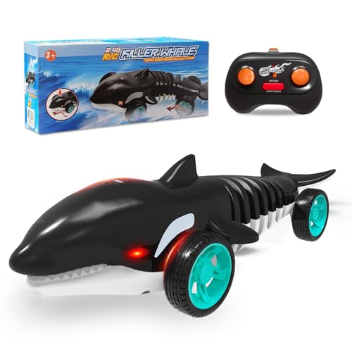 VOOU Remote Control Shark, RC Car Toys can Bend, Turn & Slide Like a Mutant Machine, Birthday for Kids 3 4 5 6 7 8 9 10 11 12 Year Old Boys Girls