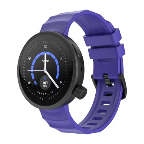 Image of Noise Alt Watch 1 Smart Watch 1.32 inch AMOLED Display, Built-in GPS, AI Suite, Functional Rotating Crown, 1000NITS Brightness, Upto 14 Days Battery - Chosen Blue