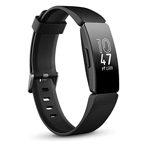 honecumi Straps Compatible with Fitbit Inspire 2 & Fitbit Inspire HR & Fitbit Inspire & Fitbit Ace 2 Smart Watch Bands Wrist Strap Replacement for Women Men Inspire Silicone Accessory-Small Black Cover