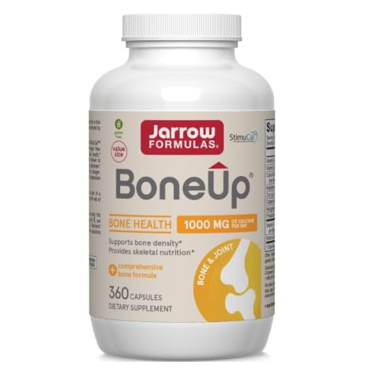 Jarrow Formulas BoneUp - Micronutrient Formula for Bone Health - Dietary Supplement - Includes Natural Sources of Vitamin D3, Vitamin K2 (as MK-7) & Calcium - 360 Capsules - 180 Servings