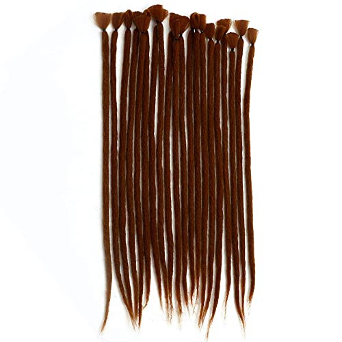 Synthetic Dreadlock Extensions 5 Strands #30 Handmade Faux Locs, Heat Resistant Reggae Hair Hip-Hop Style Soft Crochet Braiding Hair For Women/Men #TOP18
