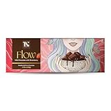 TAC Delights Flow Chocolate for Women (1 box of 5 serving bars); 1.76 oz - Premium Milk Chocolate bar in Strawberry flavour bar - Support monthly cycles and ease mood swings