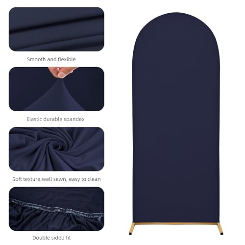 Cubierta para arco soporte fondo 7.2FT azul oscuro miniatura 5