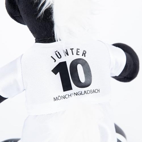 Borussia Mönchengladbach Plüsch Jünter 30cm | Offizieller Fanartikel Fohlenshop | Vereinsmaskottchen, Plüschtier Gladbach Geschenk für Kinder