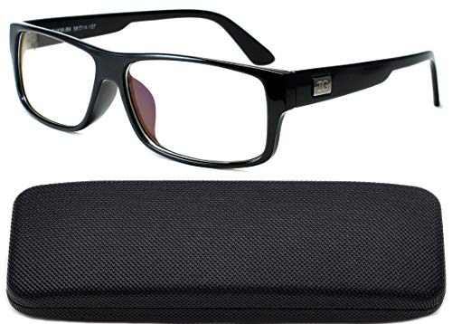 Newbee Fashion - "Kayden" Retro Unisex Plastic Fashion Clear Lens Glasses2