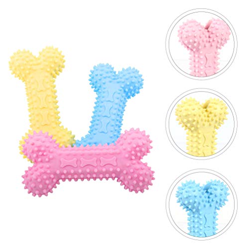 Balacoo 3 Pecas Mastigar Brinquedos Para Animais De Estimação Brinquedo Para Mastigar Cachorrinho Ma