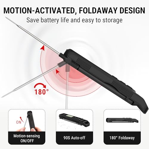 image for ThermoPro TP420 2-in-1 Instant Read Thermometer for Cooking, Infrared 