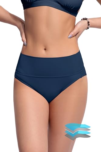 Image of Beautikini Period Swimwear Bikini Menstrual Swim Bottoms Leakproof Bathing Suits for Teens Girl