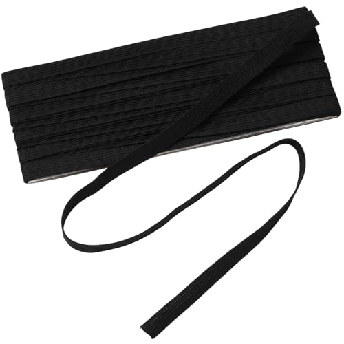 Shappy Elastic for Sewing Knit Elastic Band (1/2 Inch X 11 Yards,Black)