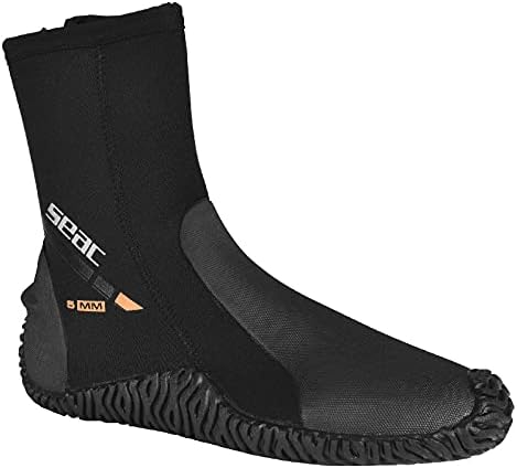 SEAC Basic HD, 5 mm neoprene diving boots with side zip and semi-rigid sole - Image 2