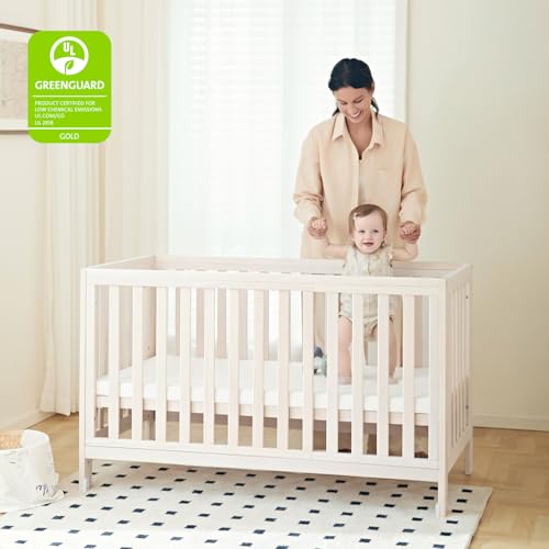 Image of MAMAZING EvoNest 11-in-1 Convertible Baby Crib with Wheels