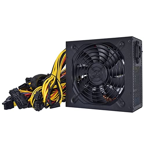 Alimentation mineur ATX PURYN pour GPU et rig de minage Bitcoin orange efficace