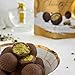 BEEMAX Dubai Style Chocolate Truffles, Made with Premium Milk, Pistachio Cream & Crunchy Kadaifi, Middle Eastern Gourmet, For Gift or Special Occasions, 4.24 oz Resealable Pouch