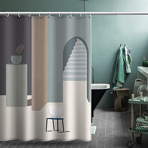 Rideau douche polyester KnSam large format imperméable lavable pour baignoire