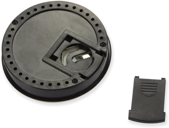 Digital Thermometer Hygrometer Humidity Temperature Meter for Cigar Round Shape M4YD (Color : Silver)