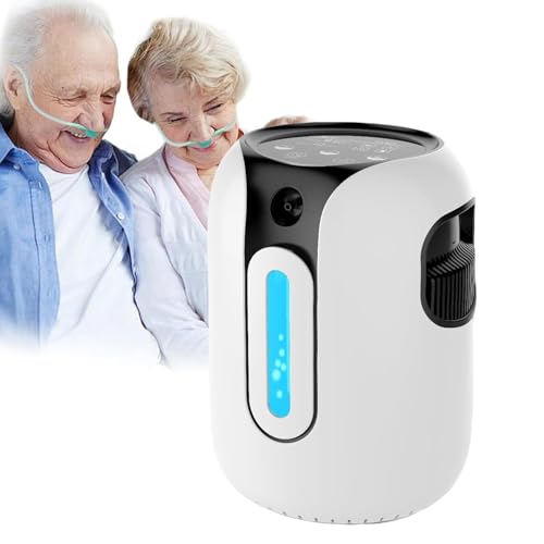 Oxygen Concentrator 1-7L Oxygen Generator for Home Use with 93% Purity & Complete Accessories