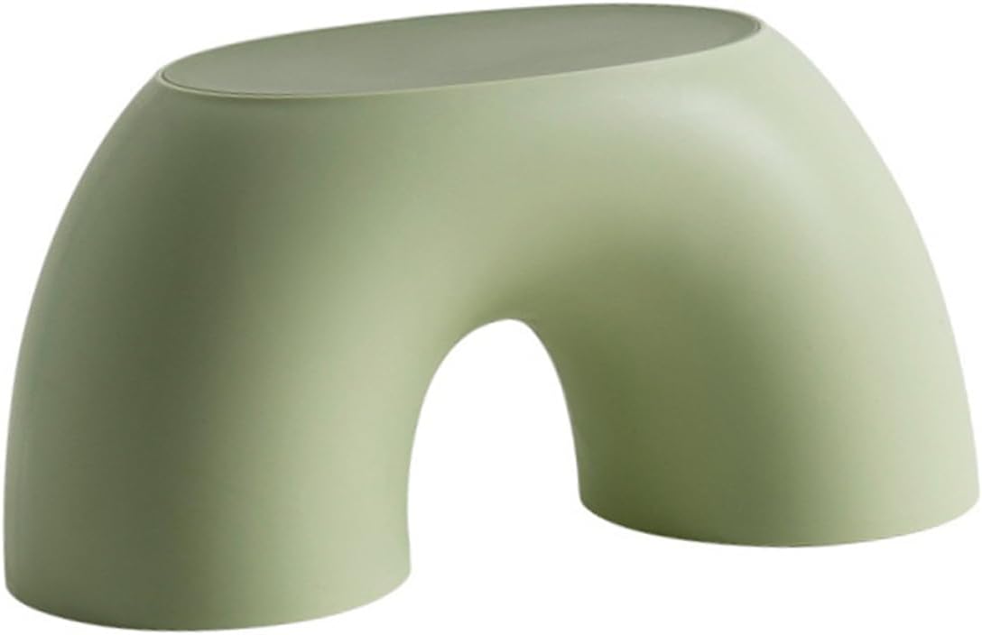 Comfortable Non-Slip Small Stool for Home and Office Green Low Design for Shoe Wearing and Boys and Girls Compact Size