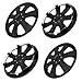 SCITOO Black Hubcaps Set of 13-Inch can be Easily Installed on Car Truck SUV,Suitable for a Variety of Models,Beautiful and Rust-Proof,Included 4pcs