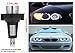 ICBEAMER LED Angel Eyes Halo Ring Marker Light, Color: White Compatible for BMW Pre-LCI E90 E91 325i 328i 330i 335i 335xi 2006-2008 LED 12V 6W, Replace OEM Factory Light Bulbs, [Pack of 2 pcs]