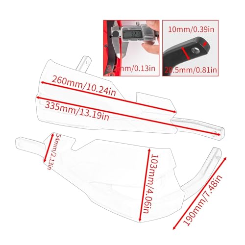 Protège-mains moto Cf 450 MT évitez les leviers cassés avec ce couvercle - 5