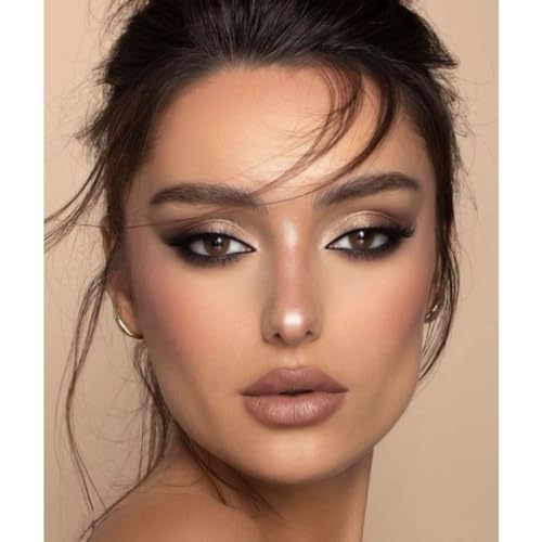 Smokey Eyeshadow Palette 12 Shades,Grey Shimmer Black eye shadow pallets for women,Professional,Long Lasting,Waterproof and Blendable,make-up palettes with Brushes (Smoky) - Image 7