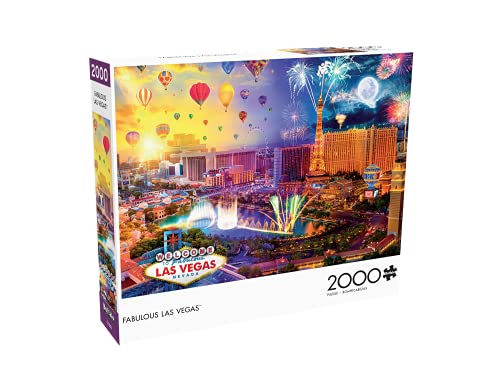 Buffalo Games - Fabulous Las Vegas - 2000 Piece Jigsaw Puzzle #TOP21