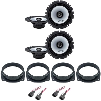 Kit Casse Alpine composto da: Kit 4 Casse ALPINE SXE-1725S + SXE-1725S per Lancia Delta dal 2008 al 2014 con 2 Supporti Anteriori, 2 Supporti Posteriori e 4 Connettori