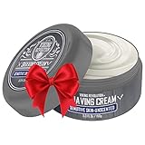 Luxury Shaving Cream for Sensitive Skin- Unscented - Soft, Smooth & Silky Shaving Soap - Rich Lather for the Smoothest Shave - 5.3oz
