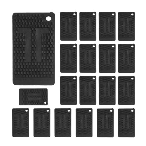 Hsthe Sea 20 Stück Möbel-Nivellierpads, Flexible Gummi-Tisch-Nivellierpads, wasserdichte, rutschfeste Möbelkeile für Zuhause, Restaurant, Nivelliertische und Stühle, Kühlschrank, Badezimmer