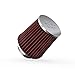 K&N Universal Clamp-On Air Filter: High Performance, Premium, Replacement Engine Filter: Flange Diameter: 2.75 In, Filter Height: 4.5 In, Flange Length: 1 In, Shape: Round Tapered, RG-1003RD-L