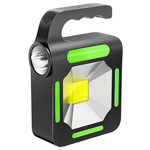 Sxiocta Wiederaufladbare Taschenlampe, Solar LED Taschenlampe, Dynamo Taschenlampe, Notlicht im Freien, Tragbar Camping Lampen für Notfall/Outdoor/Camping Cover