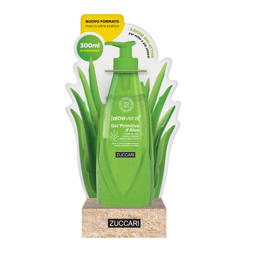 Zuccari Aloevera2 - Gel Primitivo d'Aloe Maxi Formato, 300ml
