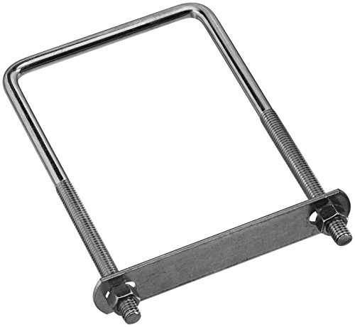 Image of National Hardware N222-406 2192BC Square U Bolt Zinc plated, 3 /8 inch x 4 inch x 7 inch