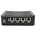 Protectli Vault 4 Port, Firewall Micro Appliance/Mini PC - Intel Quad Core (Atom E3845), AES-NI, Barebone