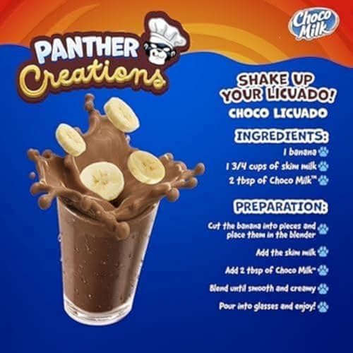 Image of Choco Milk Chocolate Milk Powder Drink Mix - Enriched with 19 Childrens Vitamins - Chocolate Powder Instant Breakfast Drinks - Powdered Drink Mix - Nutritional Drinks for Kids - 28 oz