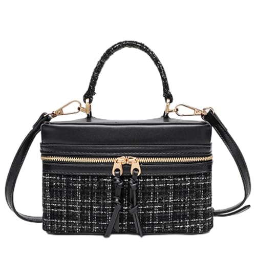 Rejolly Top-Handle Crossbody Bag for Women Small cosmetic Box Purse