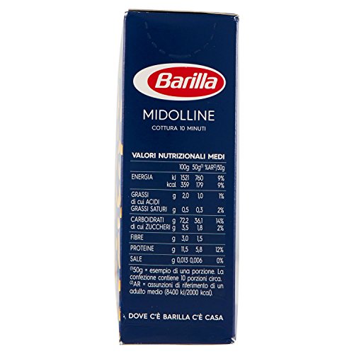 Barilla - Midolline n.24, Pasta di Semola di Grano...