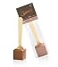 Chocomize Hot Chocolate on a Spoon - Pure Belgian Milk Chocolate (4 Pack)