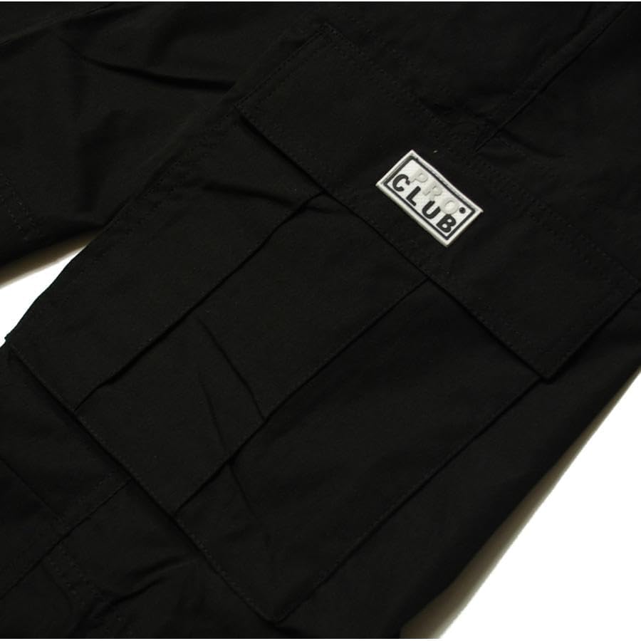 Amazon | [プロ クラブ] NYLON CARGO PANTS BLACK/ブラック ナイロン