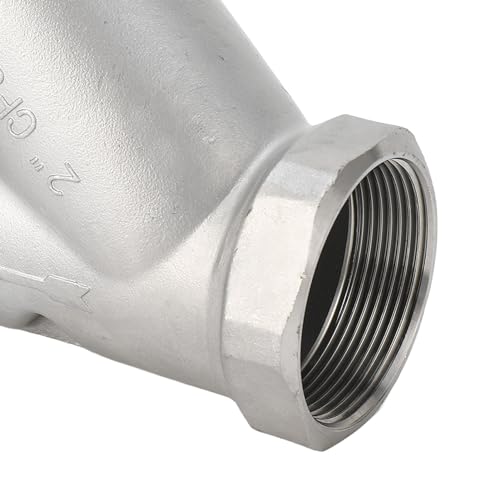 Filtro en Y DN50 de acero inoxidable CHICIRIS con malla doble para agua, aceite y gas a presión 6